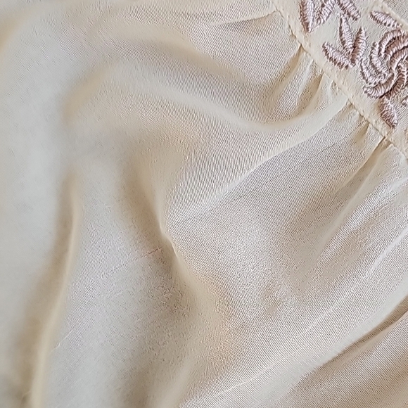 Miss Selfridge Fairycore Whimsical Floral Embroidered Peplum Blouse - Picture 5 of 13